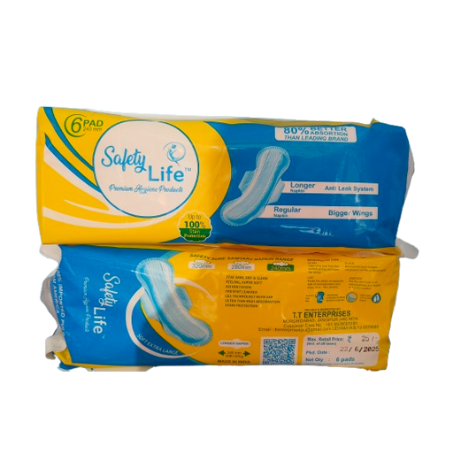 Safety Life sanitary pads by Medilac Hygiene Products